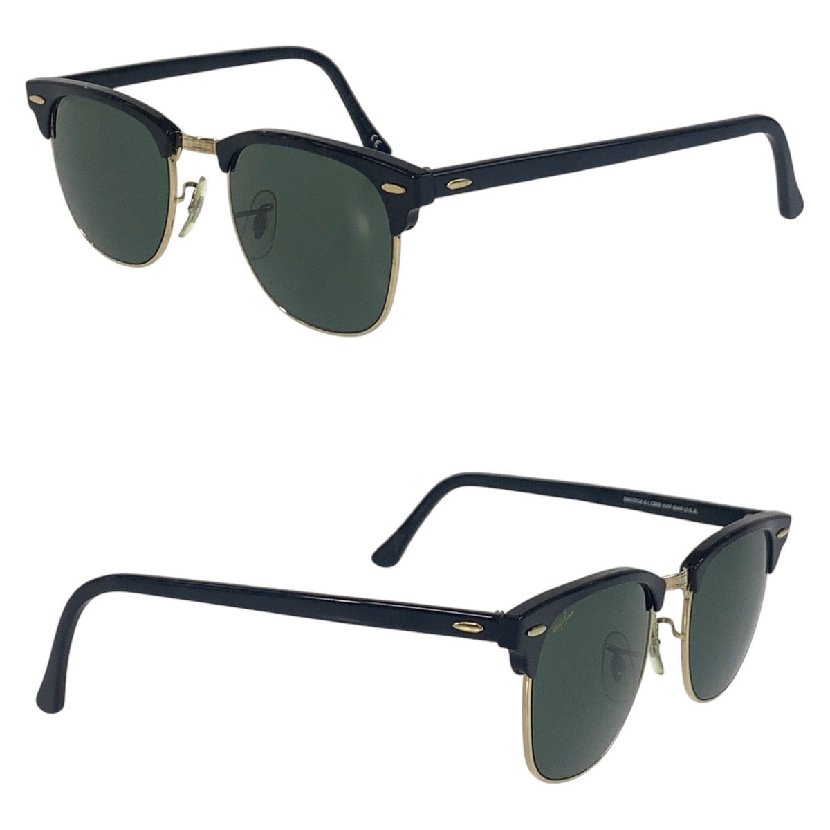 16612
Ray-Ban レイバン ヴィンテージ ボシュロム クラブマスター ブラック 黒 ゴールド金具 プラスチック / メタル W1115 XTAM サングラス 男女兼用 ウェリントン  メンズ ABP17