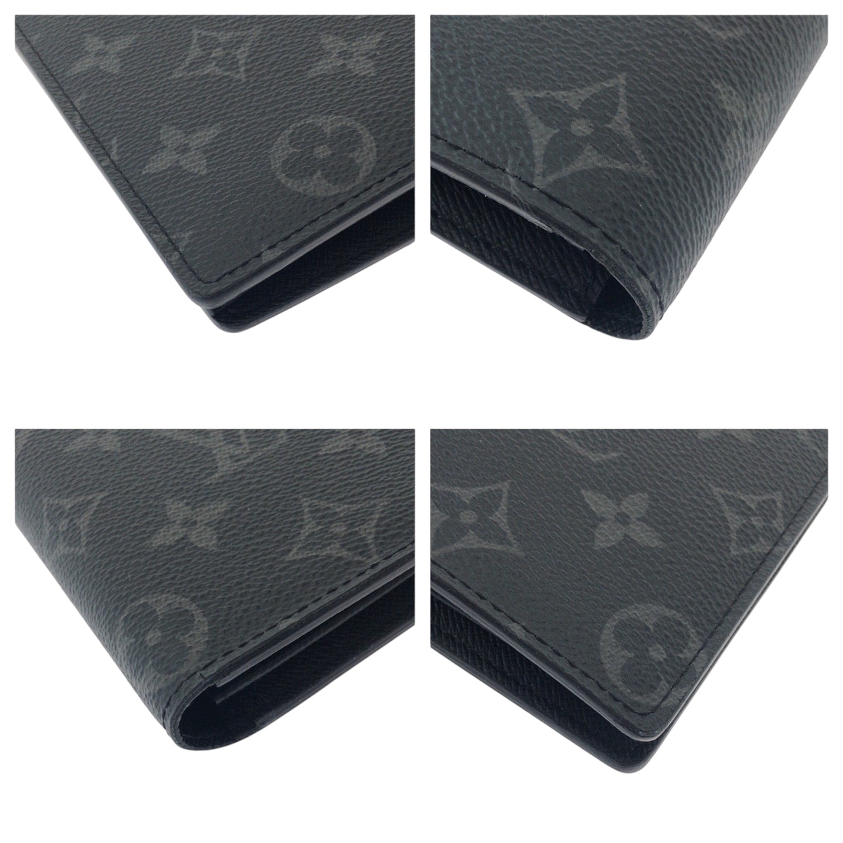 16617
LOUIS VUITTON ルイヴィトン モノグラム エクリプス ポルトフォイユ ブラザ ノワール ブラック 黒 シルバー金具 PVC M61697 長財布 ロングウォレット  メンズ
