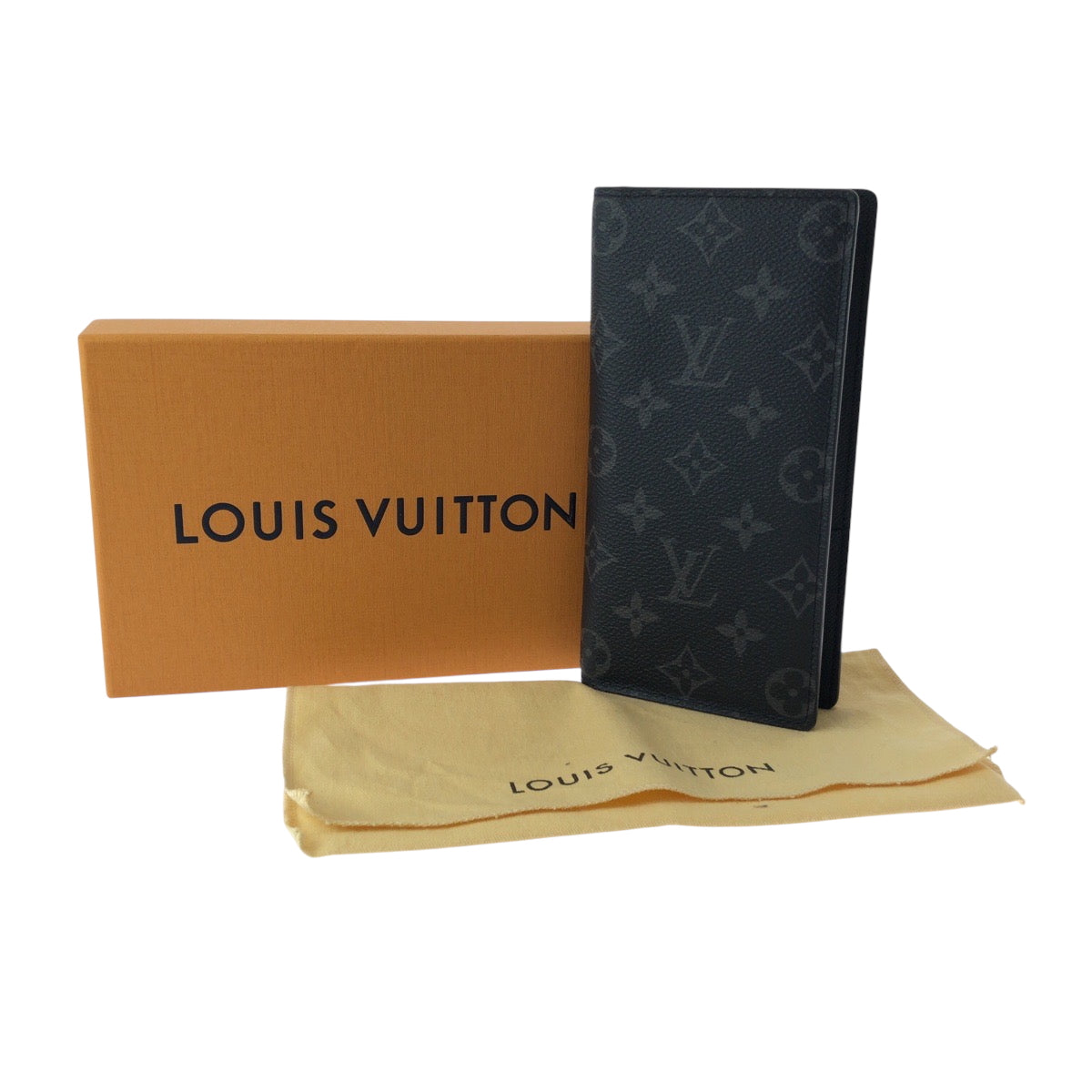 16617
LOUIS VUITTON ルイヴィトン モノグラム エクリプス ポルトフォイユ ブラザ ノワール ブラック 黒 シルバー金具 PVC M61697 長財布 ロングウォレット  メンズ
