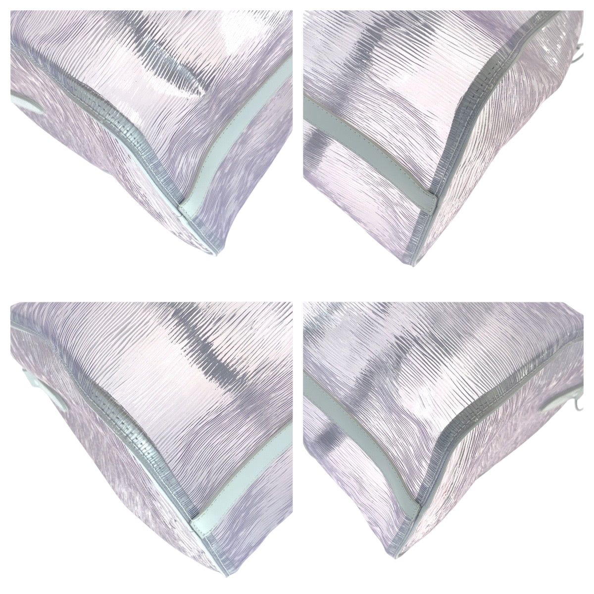 16618
LOUIS VUITTON ルイ ヴィトン エピ プラージュ キーポル50 バンドリエール 男女兼用 クリア ホワイト金具 ビニール M55814 ボストンバッグ ショルダーバッグ メンズ SA220