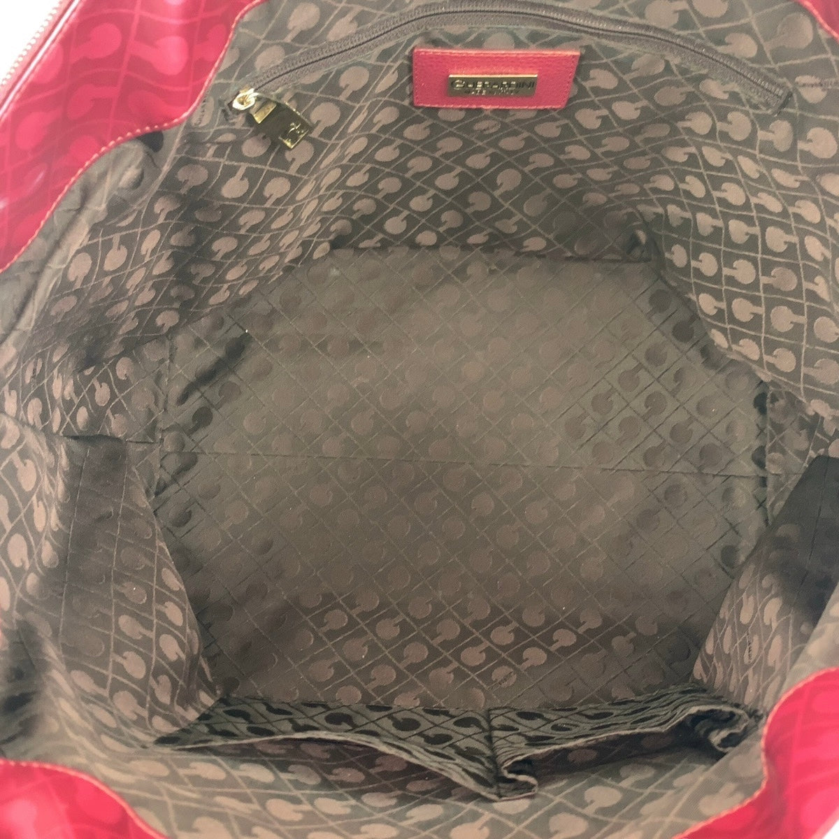 16627
GHERARDINI ゲラルディーニ ソフティ ワインレッド ボルドー ゴールド金具 ナイロン / レザー トートバッグ ショルダーバッグ  レディース ABP9