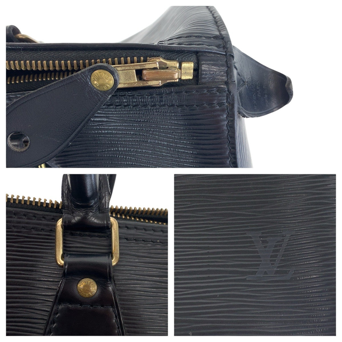 16636
LOUIS VUITTON ルイヴィトン エピ スピーディ 30 ノワール ブラック 黒 ゴールド金具 レザー M59022 ハンドバッグ ミニボストンバッグ  レディース AB41