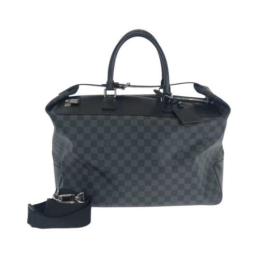 16649
LOUIS VUITTON ルイヴィトン ダミエ グラフィット ネオ グリニッジ ブラック 黒 グレー シルバー金具 PVC N41164 ボストンバッグ ショルダーバッグ 2way  メンズ A180