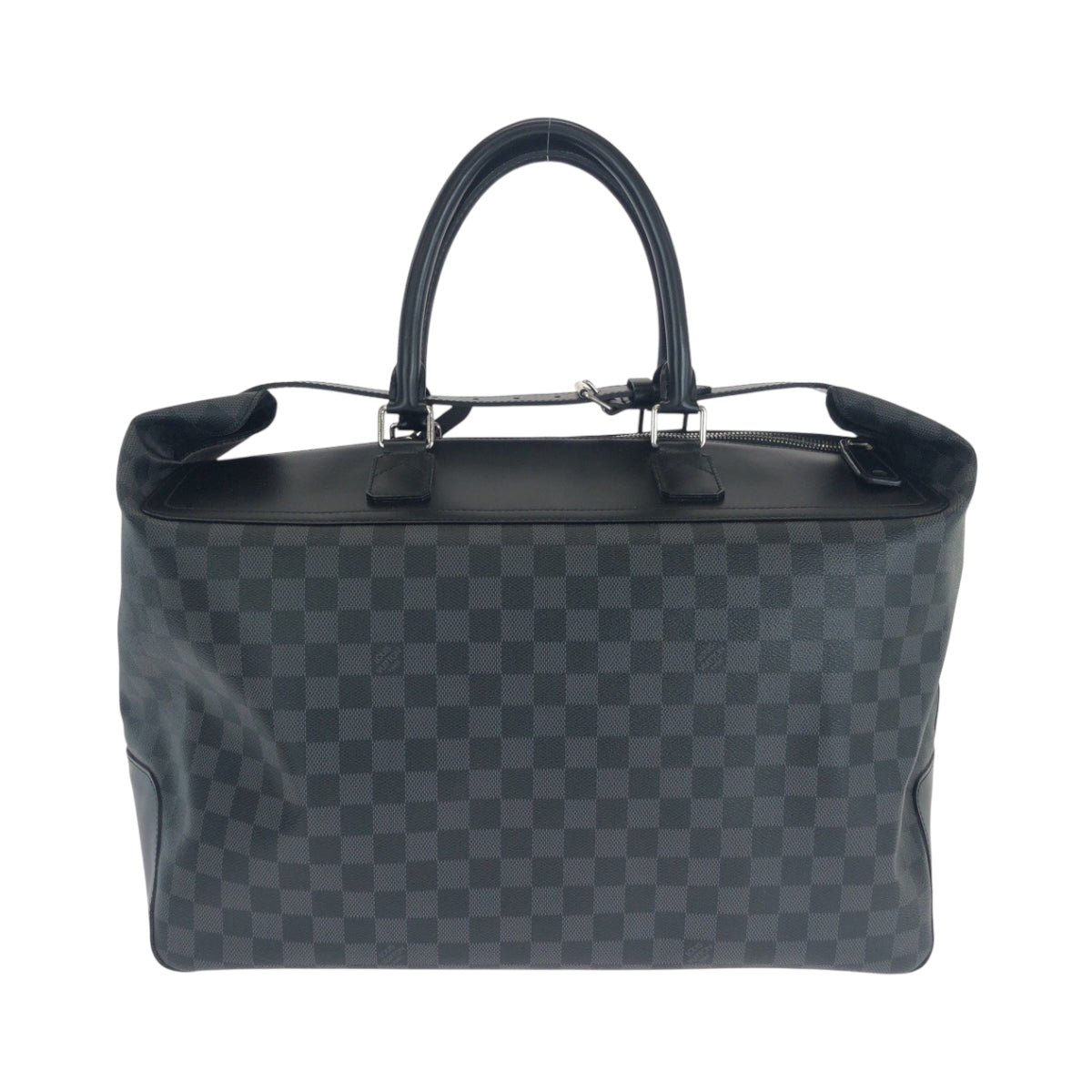 16649
LOUIS VUITTON ルイヴィトン ダミエ グラフィット ネオ グリニッジ ブラック 黒 グレー シルバー金具 PVC N41164 ボストンバッグ ショルダーバッグ 2way  メンズ A180