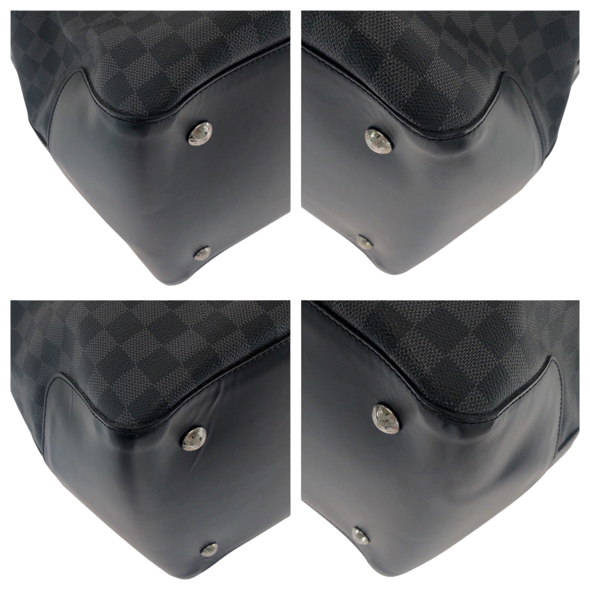 16649
LOUIS VUITTON ルイヴィトン ダミエ グラフィット ネオ グリニッジ ブラック 黒 グレー シルバー金具 PVC N41164 ボストンバッグ ショルダーバッグ 2way  メンズ A180