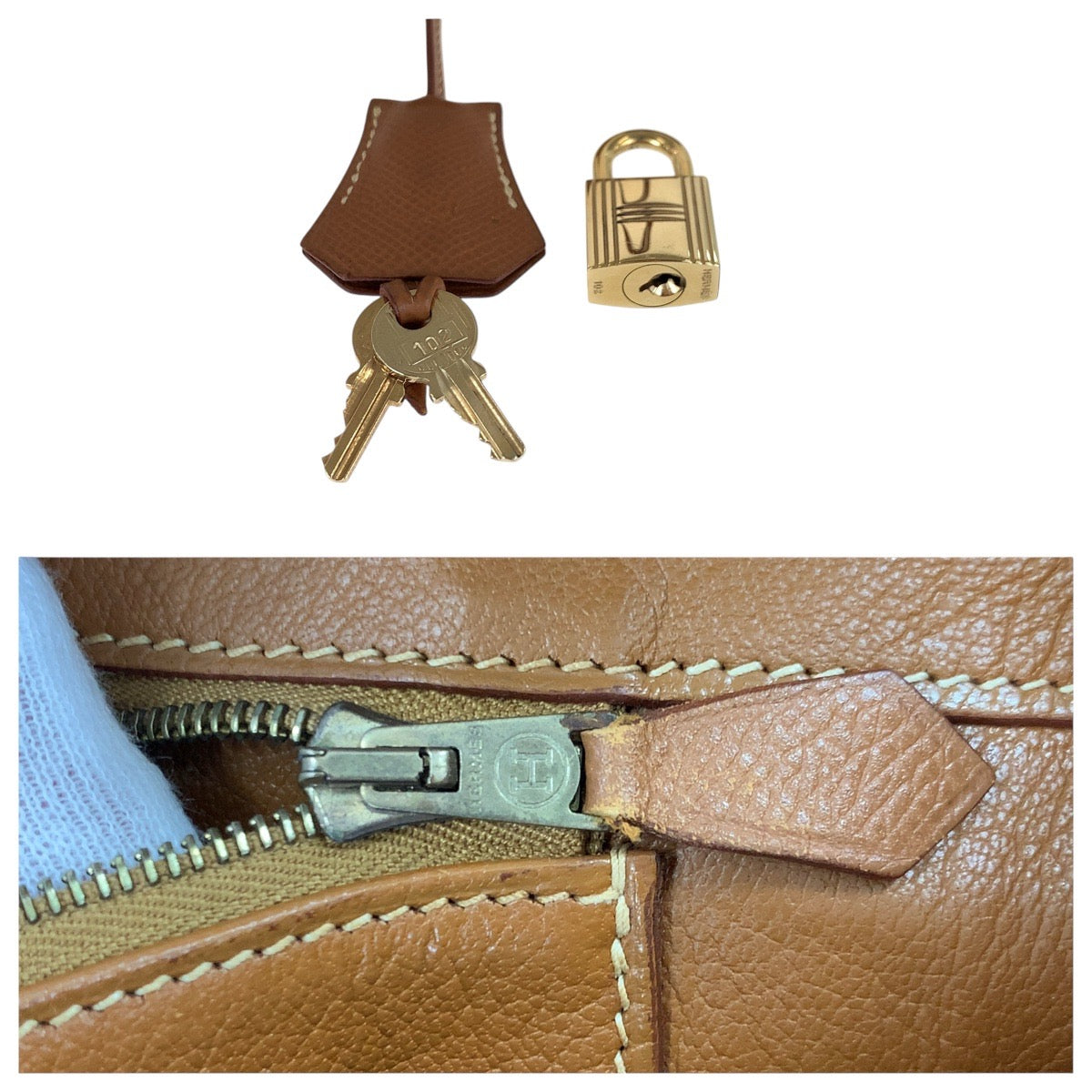 16650
HERMES エルメス ヴィンテージ バーキン 35 ゴールド ブラウン ゴールド金具 クシュベル ハンドバッグ トートバッグ ◻︎A刻印  レディース