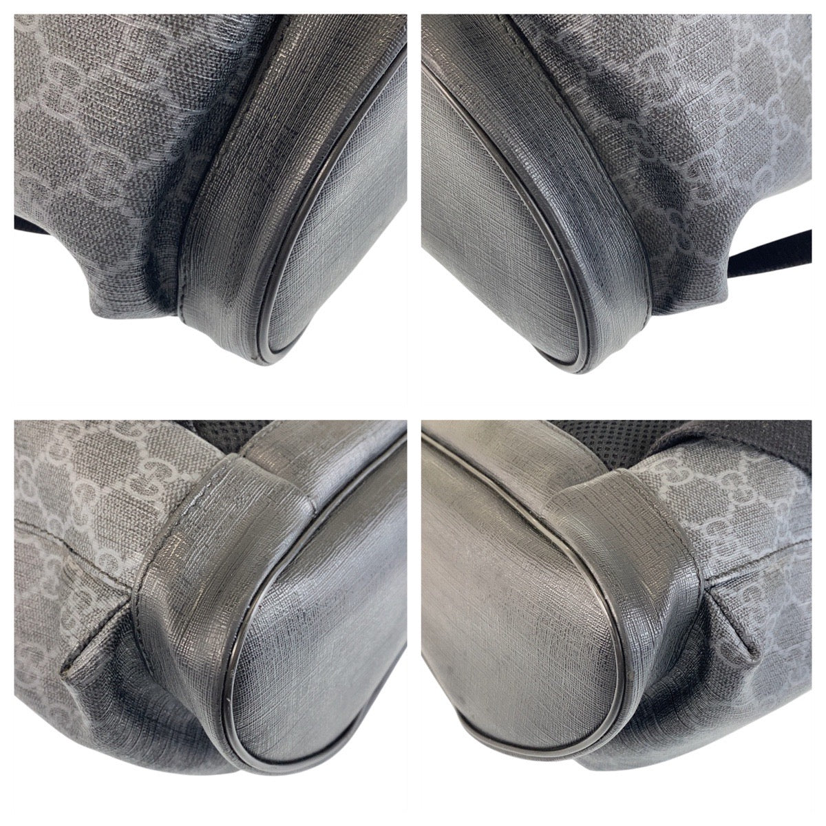 16651
GUCCI グッチ シェリーライン ブラック 黒 シルバー金具 GGスプリームキャンバス / レザー 495563 リュックサック バックパック  メンズ ABP130