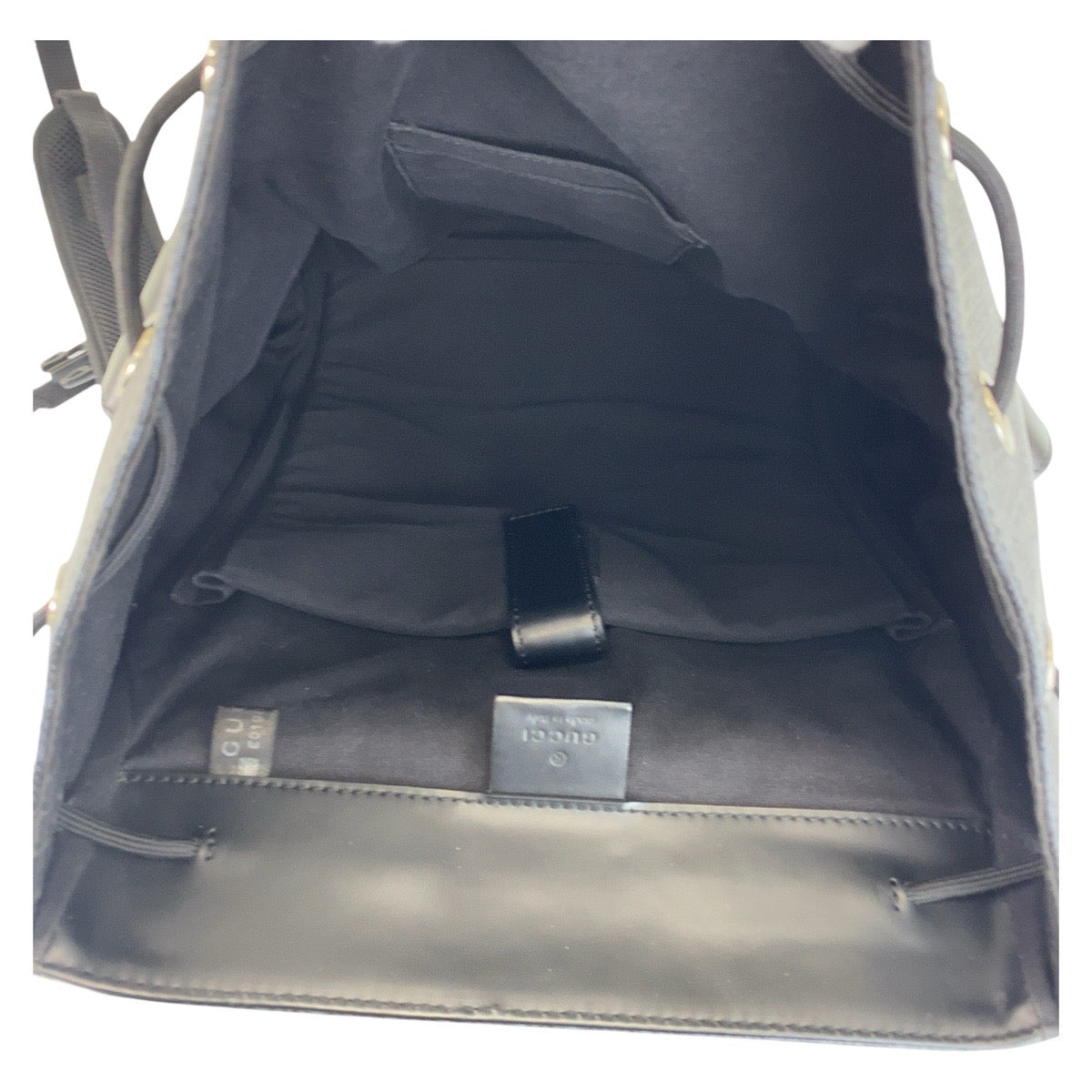 16651
GUCCI グッチ シェリーライン ブラック 黒 シルバー金具 GGスプリームキャンバス / レザー 495563 リュックサック バックパック  メンズ ABP130