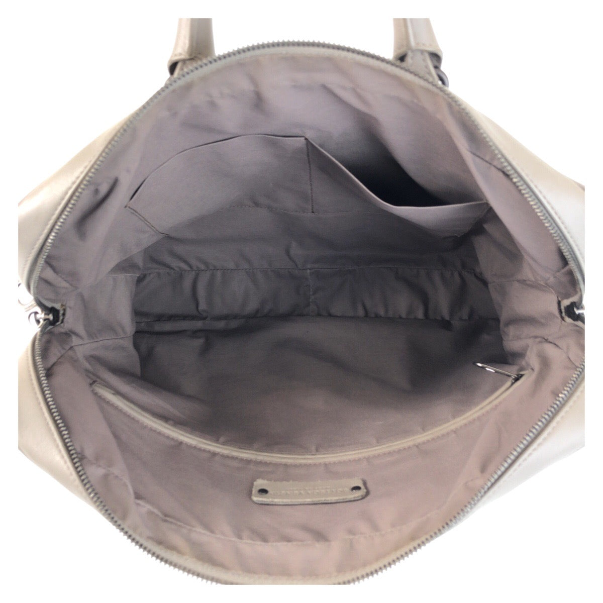 16652
BOTTEGAVENETA ボッテガヴェネタ イントレチャート グレー レザー ビジネスバッグ ショルダーバッグ 2way  メンズ