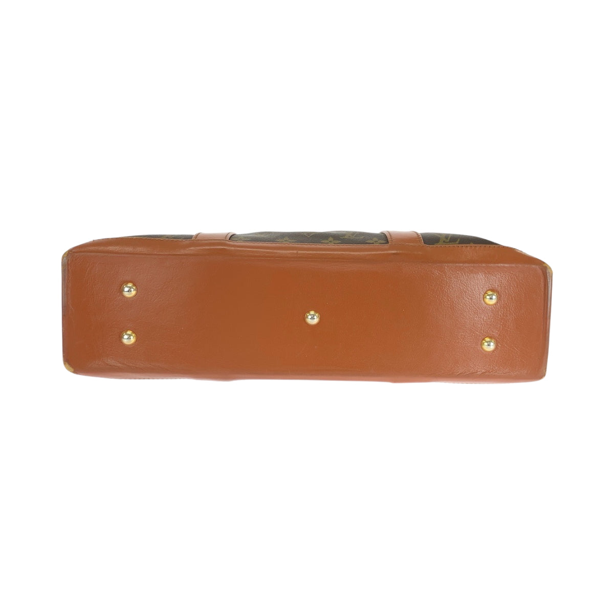 16655
LOUIS VUITTON ルイヴィトン モノグラム ウィークエンドPM ブラウン ゴールド金具 PVC M42425 トートバッグ ショルダーバッグ  レディース AB42