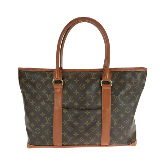16655
LOUIS VUITTON ルイヴィトン モノグラム ウィークエンドPM ブラウン ゴールド金具 PVC M42425 トートバッグ ショルダーバッグ  レディース AB42