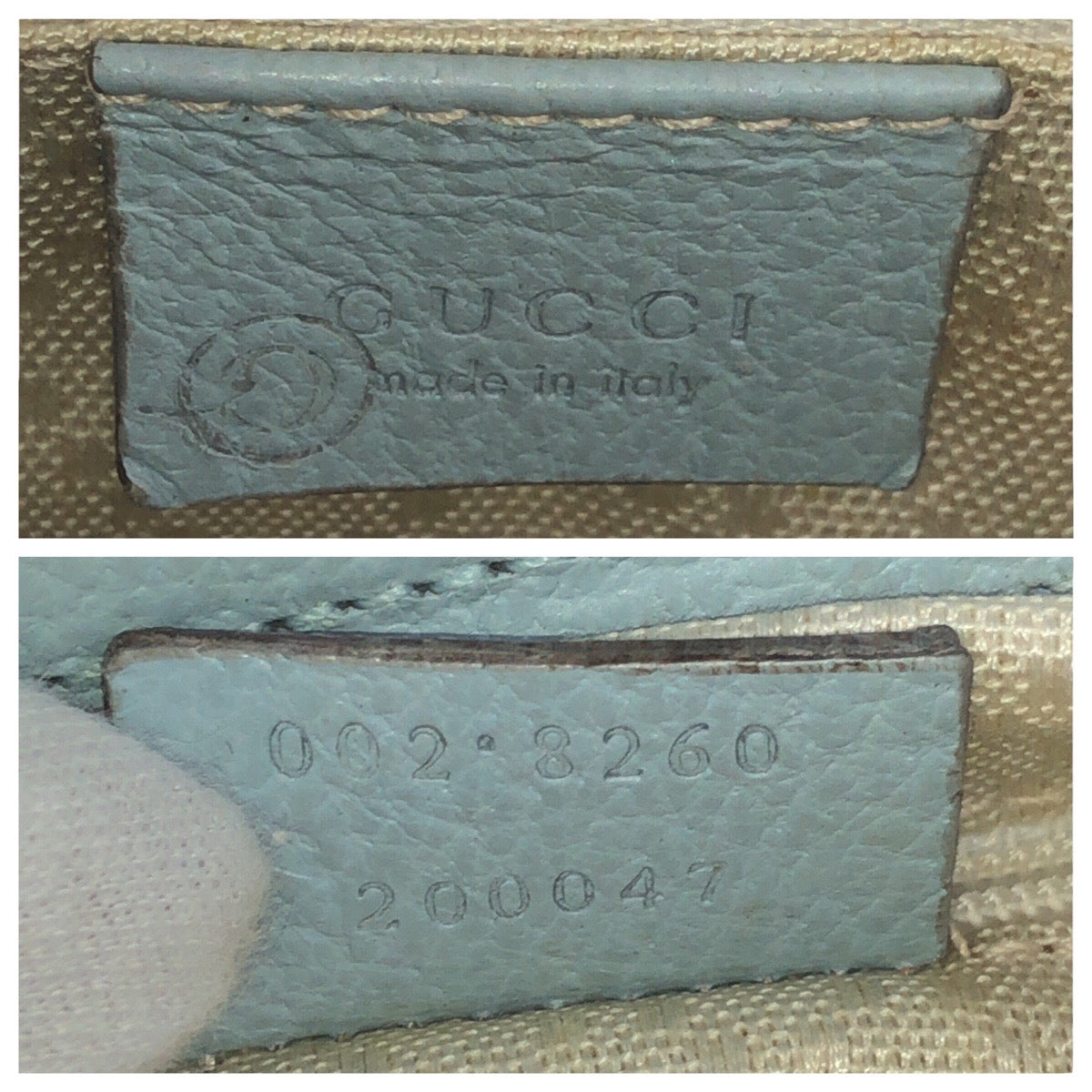 16658
GUCCI グッチ ヴィンテージ バンブー ダイアナ ライトブルー ゴールド金具 レザー 002 8260 トートバッグ ハンドバッグ  レディース