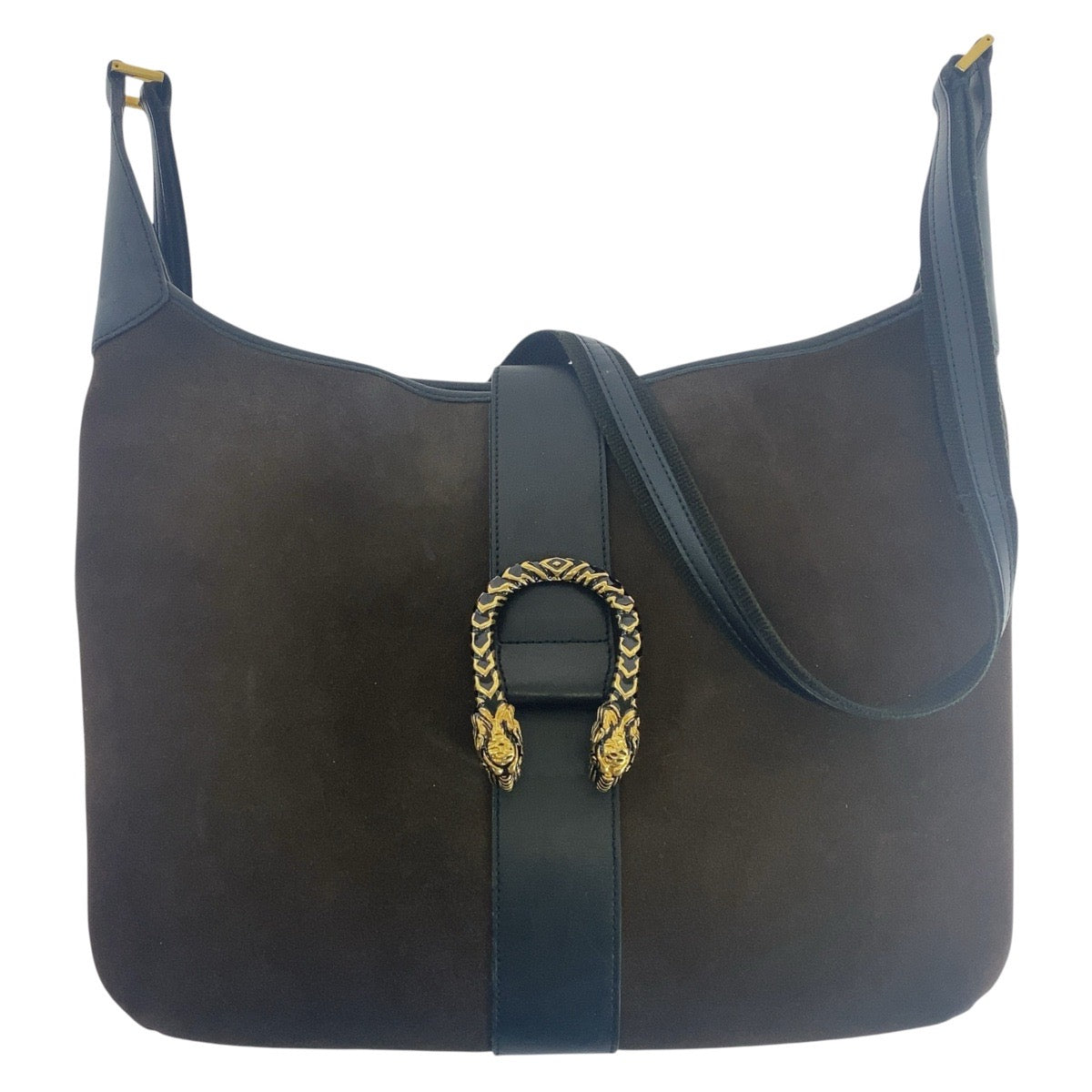 16662
GUCCI グッチ デュオニソス ブラウン ゴールド金具 スウェード / レザー 001 4067 ショルダーバッグ  レディース