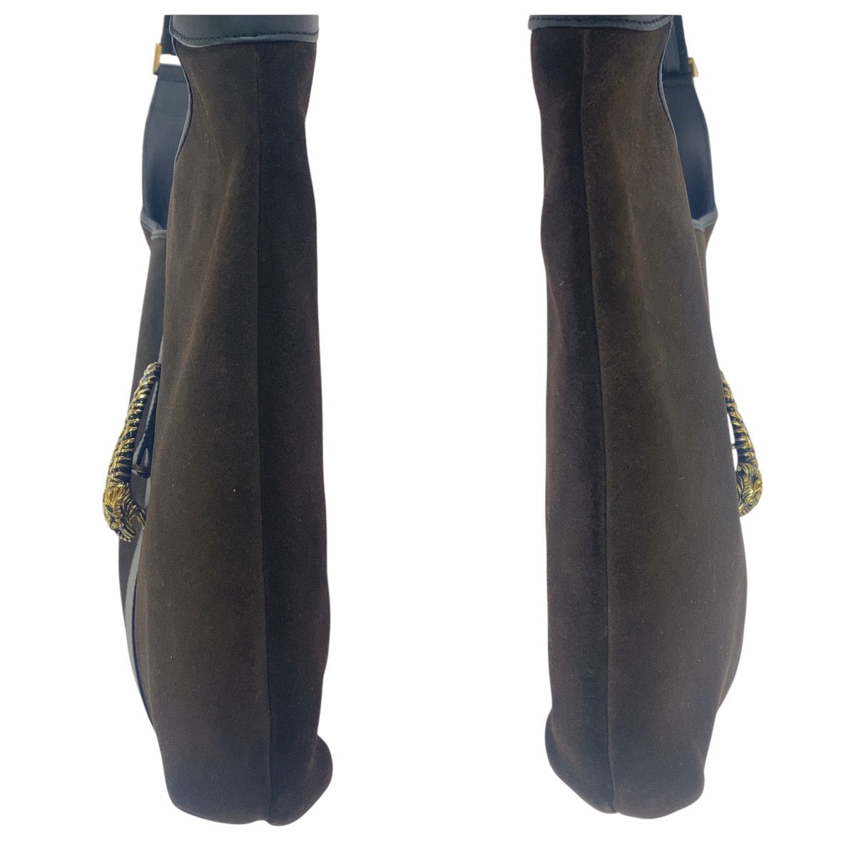 16662
GUCCI グッチ デュオニソス ブラウン ゴールド金具 スウェード / レザー 001 4067 ショルダーバッグ  レディース