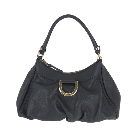 16663
GUCCI グッチ グッチシマ アビー ブラウン ゴールド金具 190525 ワンショルダーバッグ  レディース