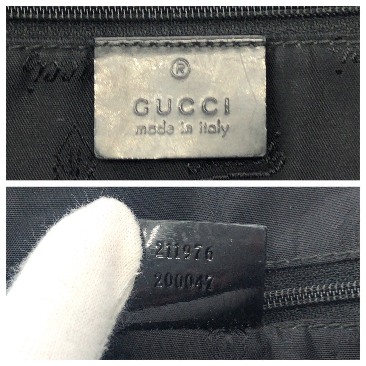 16664
GUCCI グッチ ブラック 黒 ゴールド金具 GGキャンバス 211976 トートバッグ ショルダーバッグ  レディース