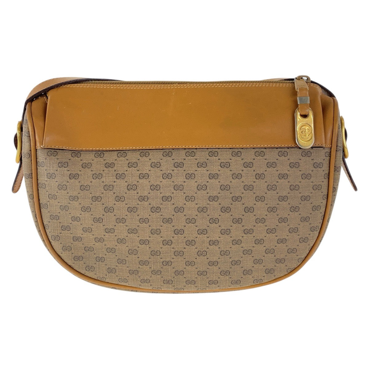 16666
GUCCI グッチ ヴィンテージ オールドグッチ マイクロGG ブラウン ゴールド金具 GGスプリームキャンバス / レザー 001 115 4001 ショルダーバッグ ポシェット  レディース AB28