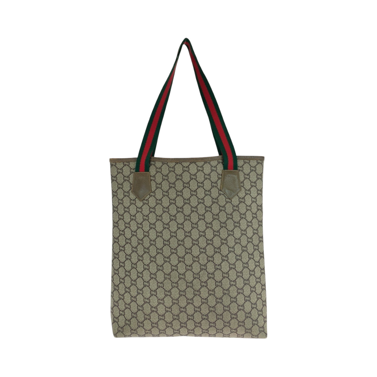 16667
GUCCI グッチ ヴィンテージ オールドグッチ シェリーライン GGプラス ベージュ ブラウン ゴールド金具 GGスプリームキャンバス トートバッグ ショルダーバッグ  レディース