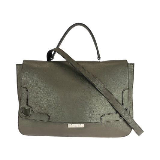 16668
CARTIER カルティエ マルチェロ ドゥ カルティエ ブラウン シルバー金具 レザー L1001529 ショルダーバッグ ハンドバッグ 2way  レディース ABP54