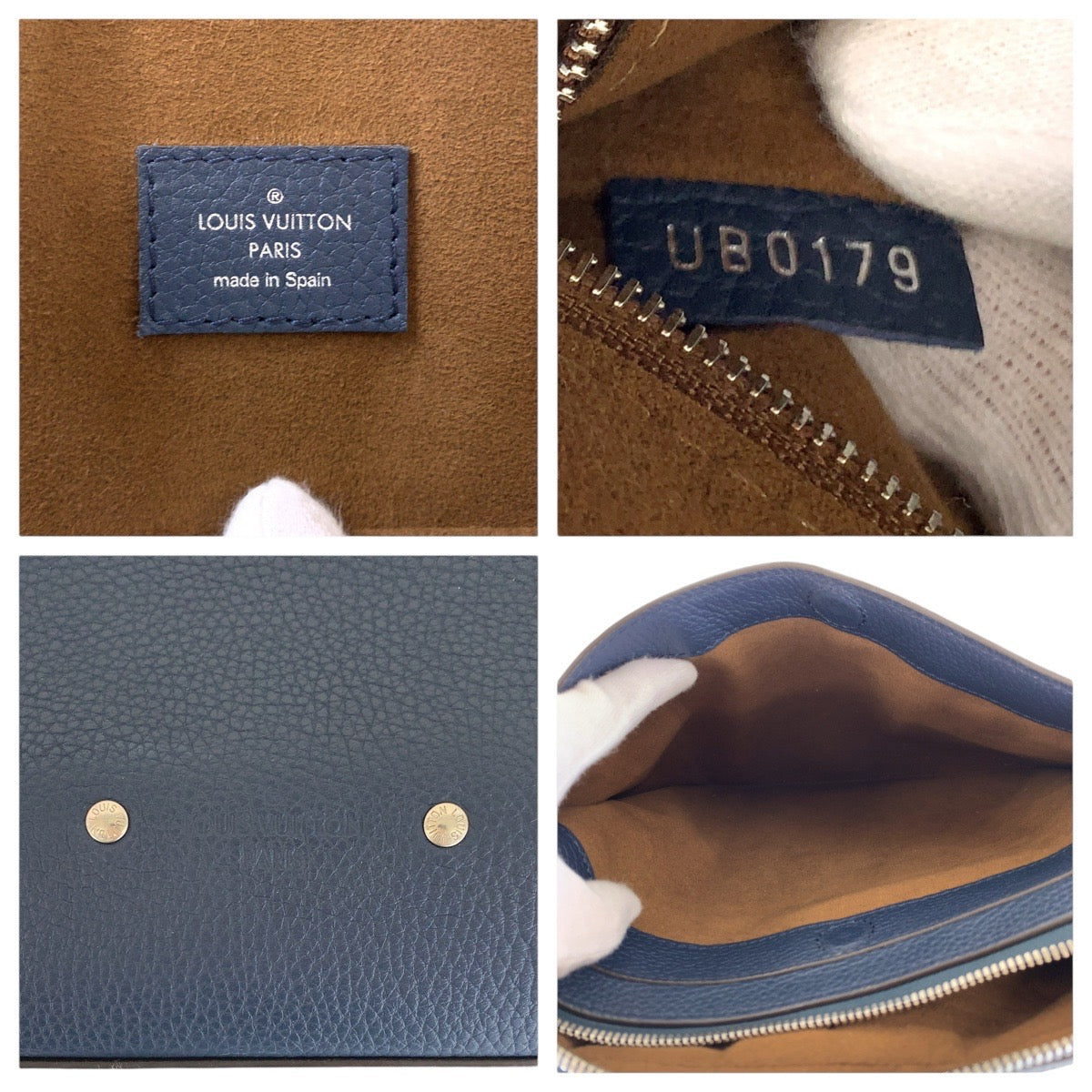 16671
LOUIS VUITTON ルイヴィトン アルマンド ブリーフケース PM ネイビー シルバー金具 レザー M53490 ビジネスバッグ ブリーフケース 2way  メンズ ABP180
