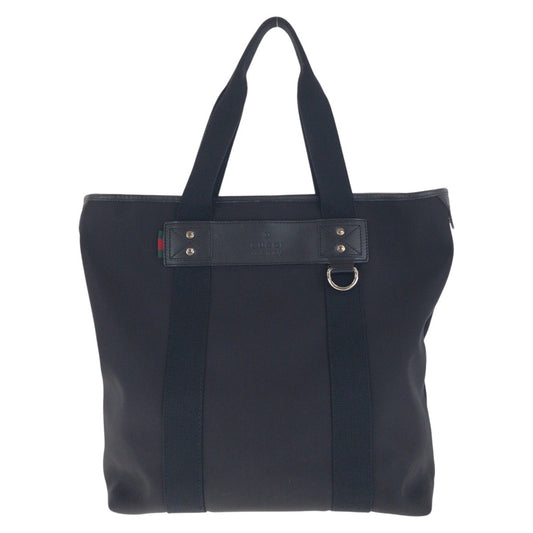 16675
GUCCI グッチ シェリーライン パラナ ブラック 黒 シルバー金具 キャンバス / レザー 268175 トートバッグ ショルダーバッグ 男女兼用  レディース A67