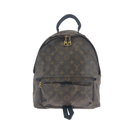 16677
LOUIS VUITTON ルイヴィトン モノグラム マカサー パームスプリングス バックパックMM ブラウン ゴールド金具 PVC M41561 リュックサック バックパック レディース B75