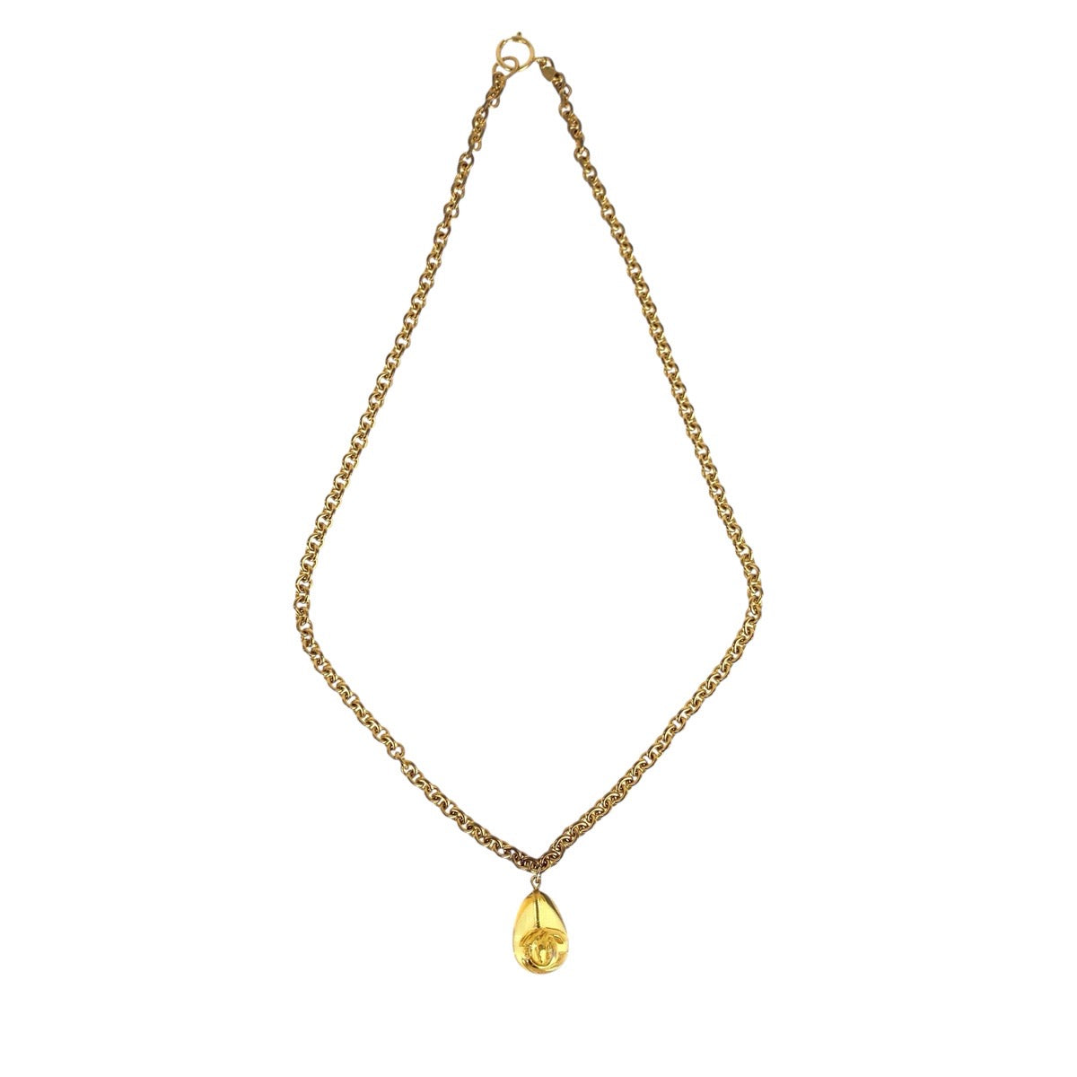 16680
CHANEL シャネル ヴィンテージ ティアドロップ ゴールド メタル / 合成樹脂 ネックレス  レディース ABP73