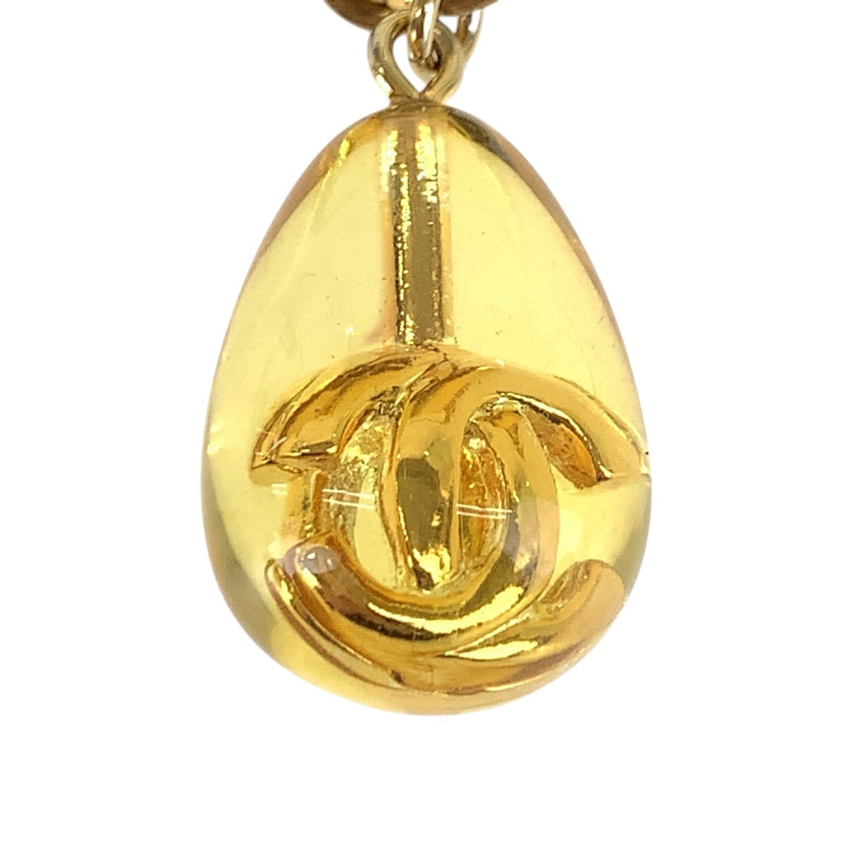 16680
CHANEL シャネル ヴィンテージ ティアドロップ ゴールド メタル / 合成樹脂 ネックレス  レディース ABP73