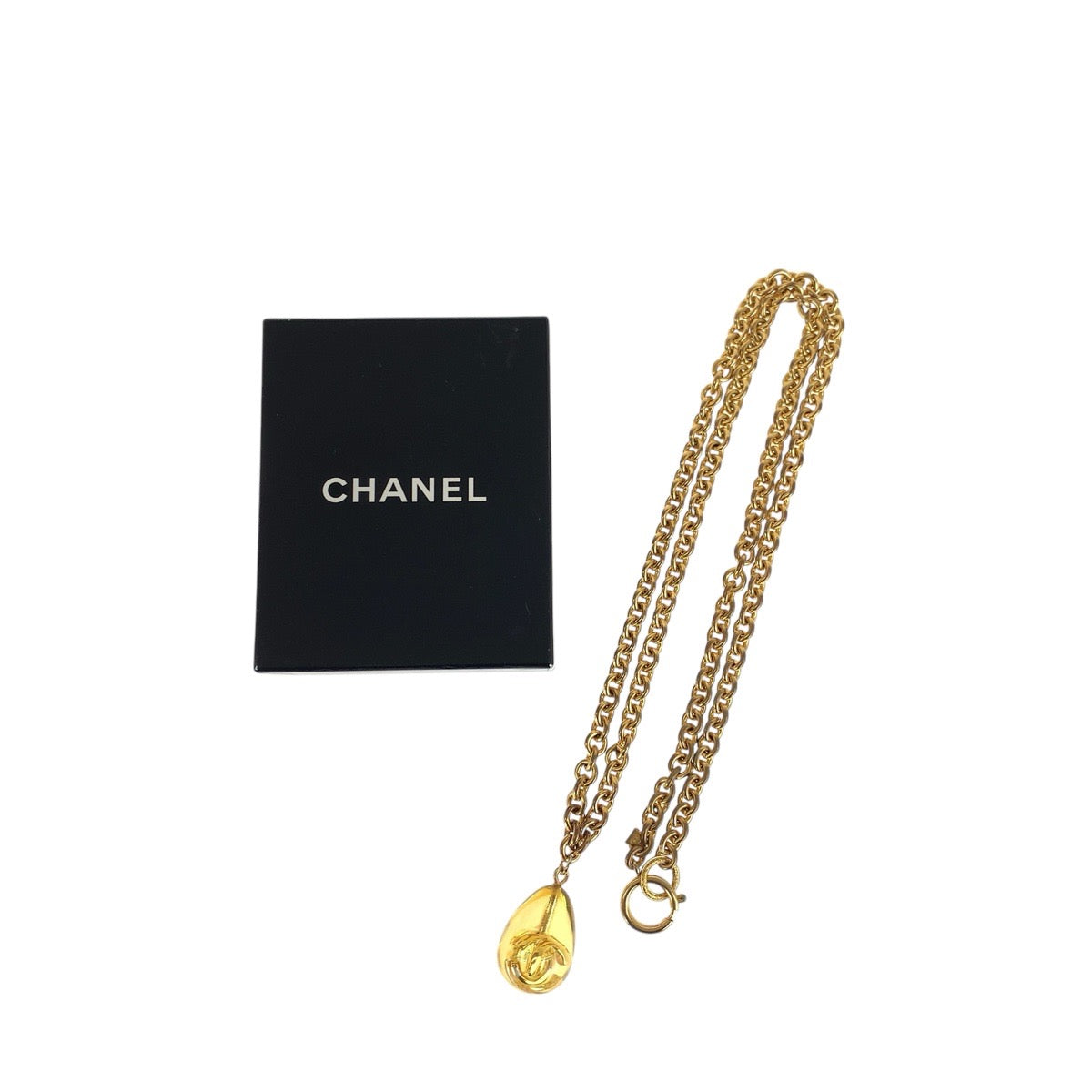 16680
CHANEL シャネル ヴィンテージ ティアドロップ ゴールド メタル / 合成樹脂 ネックレス レディース ABP73