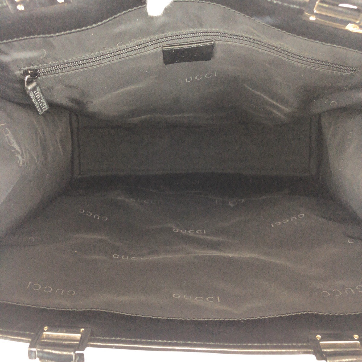 21432
GUCCI グッチ ジャッキー ブラック 黒 シルバー金具 GGキャンバス / レザー 002 1064 トートバッグ ショルダーバッグ レディース A50