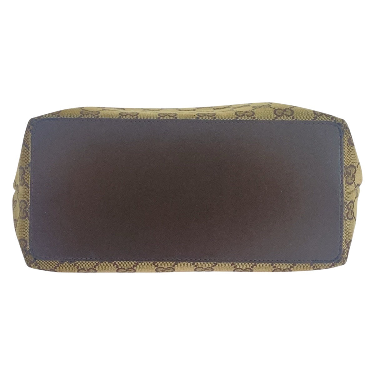16686
GUCCI グッチ ベージュ ブラウン ゴールド金具 GGキャンバス / レザー 31243 トートバッグ ショルダーバッグ  レディース AB25