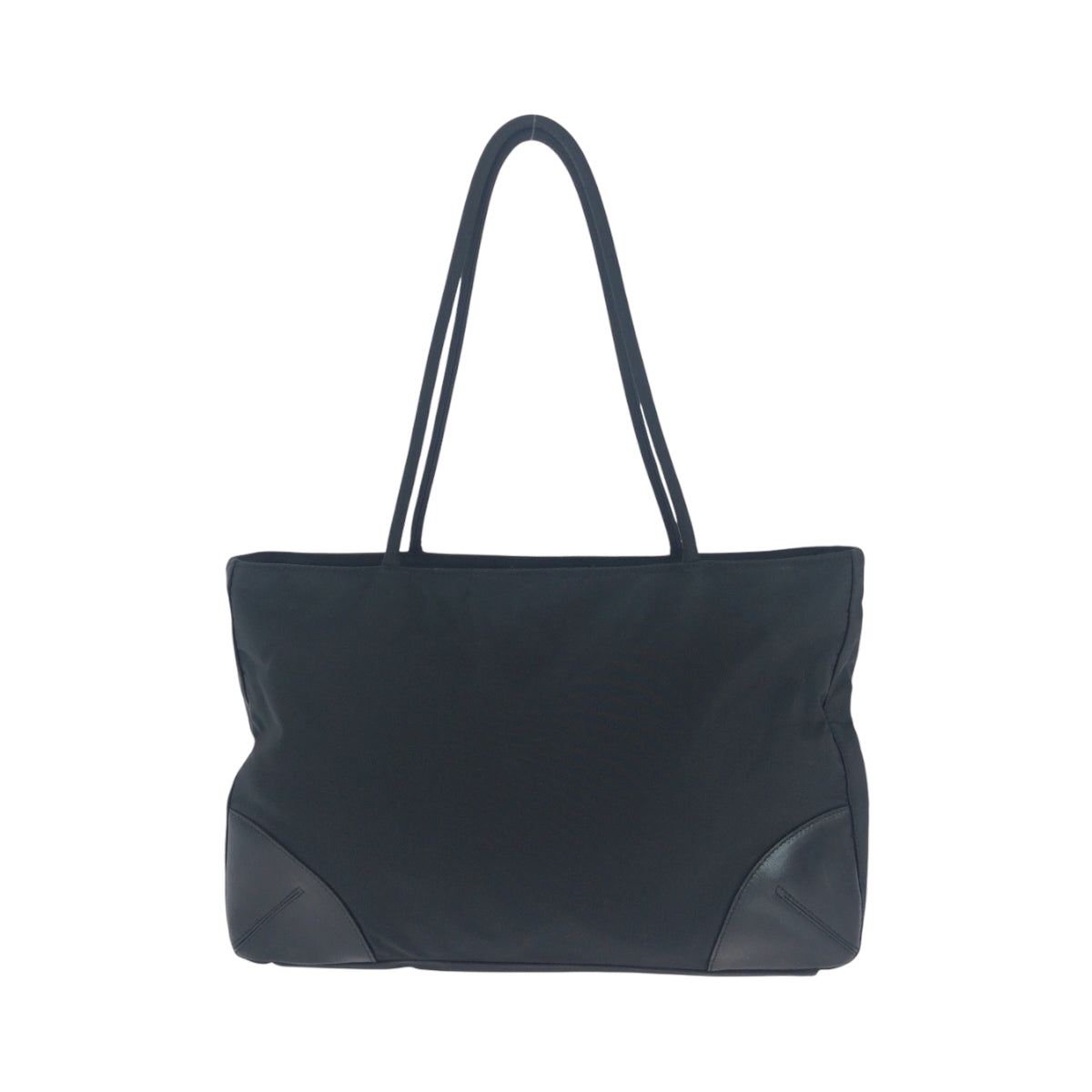 16691
PRADA プラダ テスート 三角ロゴプレート ブラック 黒 シルバー金具 ナイロン BN0686 トートバッグ ショルダーバッグ  レディース ABP30