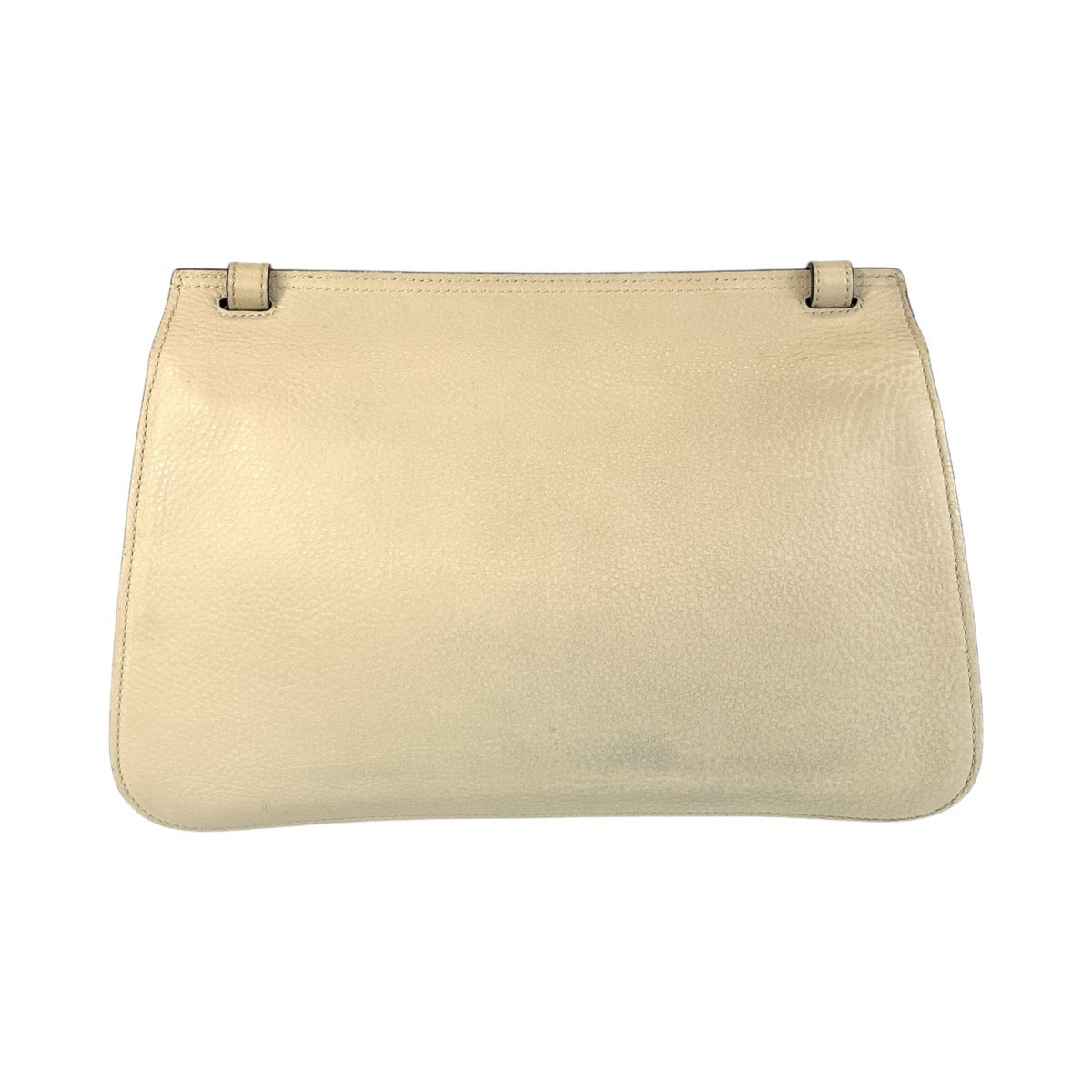 16692
GUCCI グッチ バンブー デイリーフラップ アイボリー シルバー金具 レザー 370826 ショルダーバッグ メッセンジャーバッグ レディース ABP50