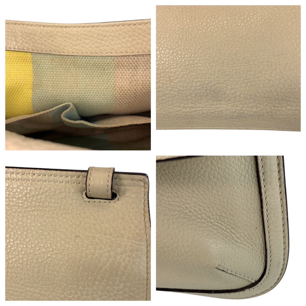 16692
GUCCI グッチ バンブー デイリーフラップ アイボリー シルバー金具 レザー 370826 ショルダーバッグ メッセンジャーバッグ レディース ABP50