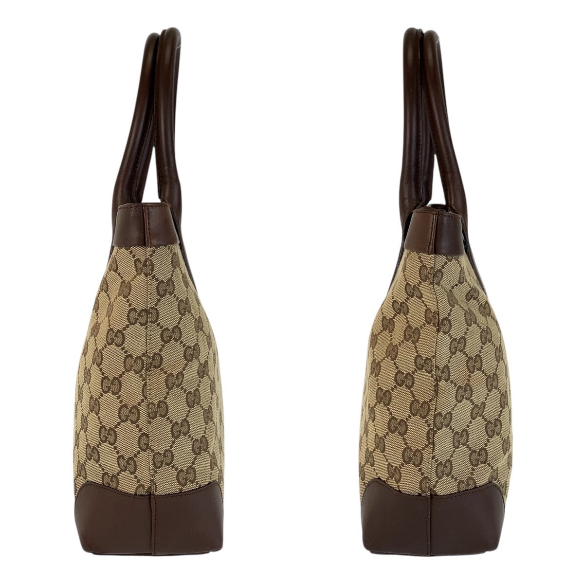 16696
GUCCI グッチ ベージュ ブラウン ゴールド金具 GGキャンバス / レザー 002 1119 トートバッグ ショルダーバッグ  レディース