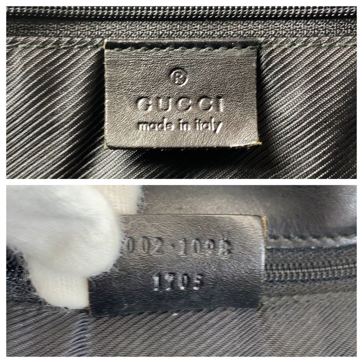 16698
GUCCI グッチ ベージュ ブラック 黒 ゴールド金具 GGキャンバス / レザー 002 1098 トートバッグ ショルダーバッグ  レディース ABP30