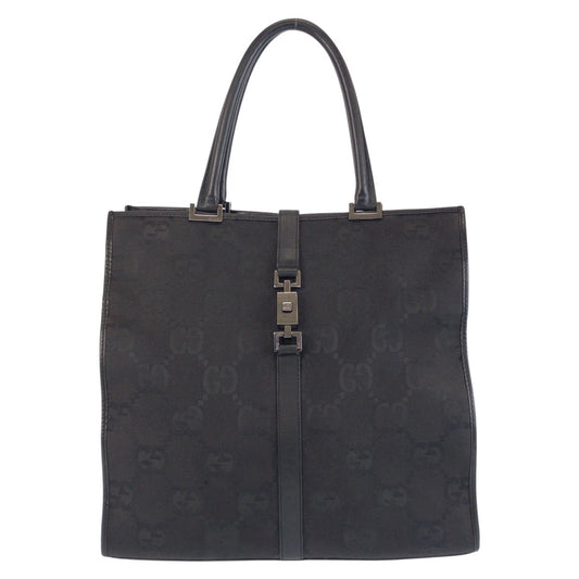 16702
GUCCI グッチ ジャッキー GGジャンボ ブラック 黒 GGキャンバス / レザー 002 1064 トートバッグ ショルダーバッグ  レディース ABP38