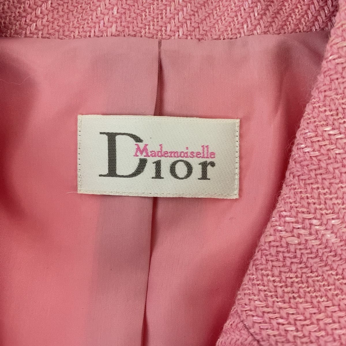 16720
Dior ディオール ヴィンテージ フリル ピンク ウール フリル ジャケット レディース A66