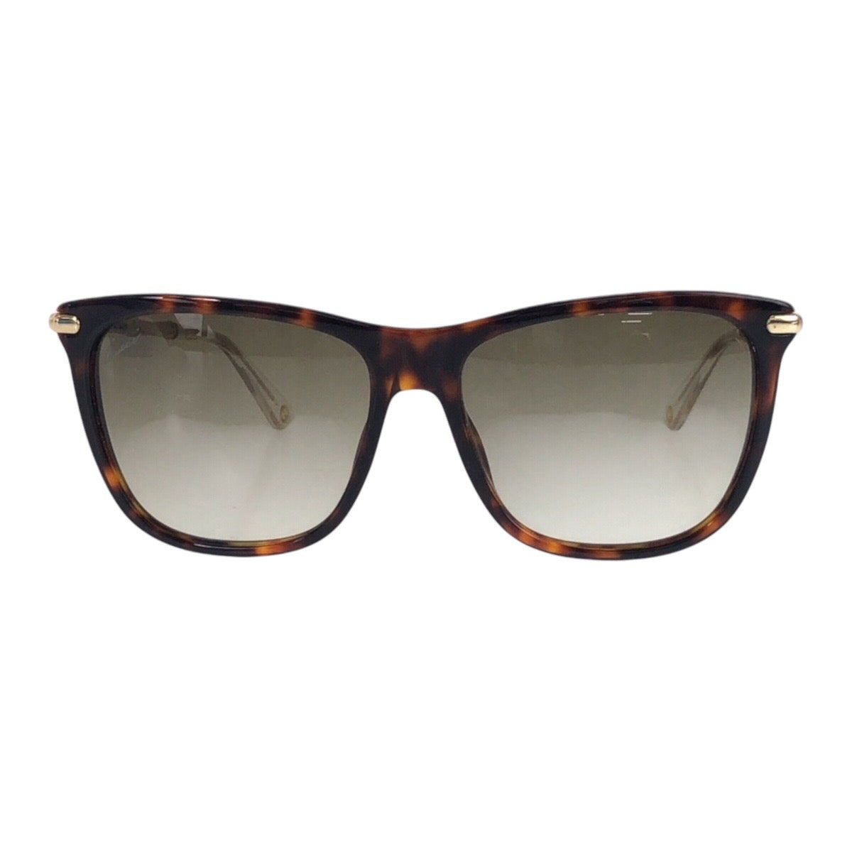 16721
GUCCI グッチ ブラウン ゴールド メタル / プラスチック 11A3F3M サングラス 男女兼用 ウェリントン  メンズ AB27