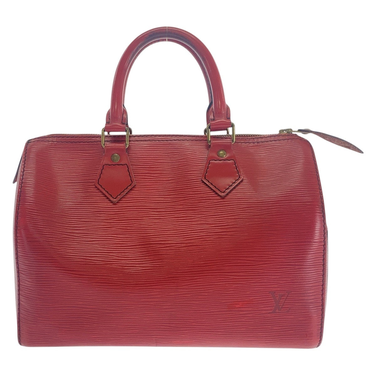 16722
LOUIS VUITTON ルイヴィトン エピ スピーディ25 レッド 赤 ゴールド金具 エピレザー M59237 ハンドバッグ ミニボストンバッグ レディース AB38