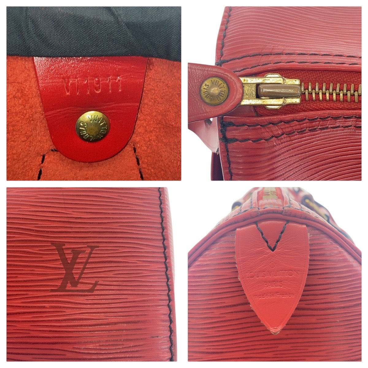 16722
LOUIS VUITTON ルイヴィトン エピ スピーディ25 レッド 赤 ゴールド金具 エピレザー M59237 ハンドバッグ ミニボストンバッグ レディース AB38
