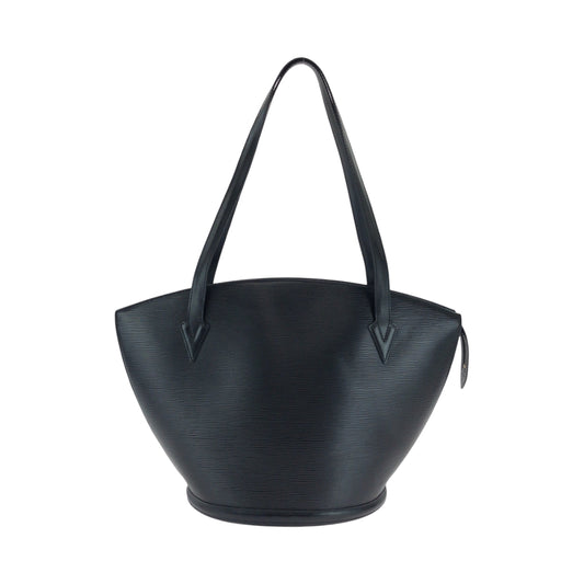 16723
LOUIS VUITTON ルイヴィトン エピ サンジャック ノワール ブラック 黒 ゴールド金具 エピレザー M52262 ショルダーバッグ トートバッグ  レディース ABP48