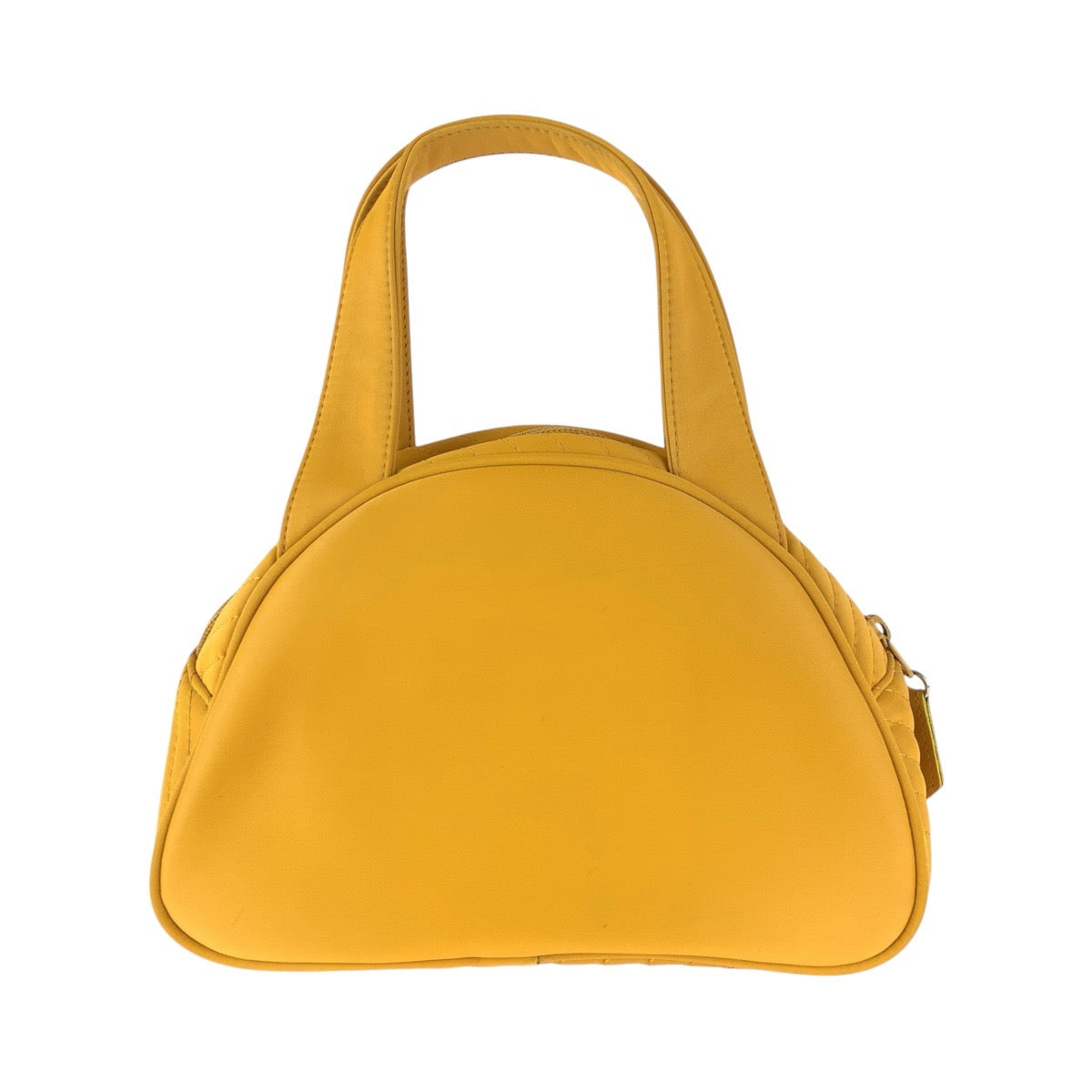 16724
YVES SAINT LAURENT イヴ サンローラン ヴィンテージ YSL イエロー ナイロン ハンドバッグ  レディース ABP16