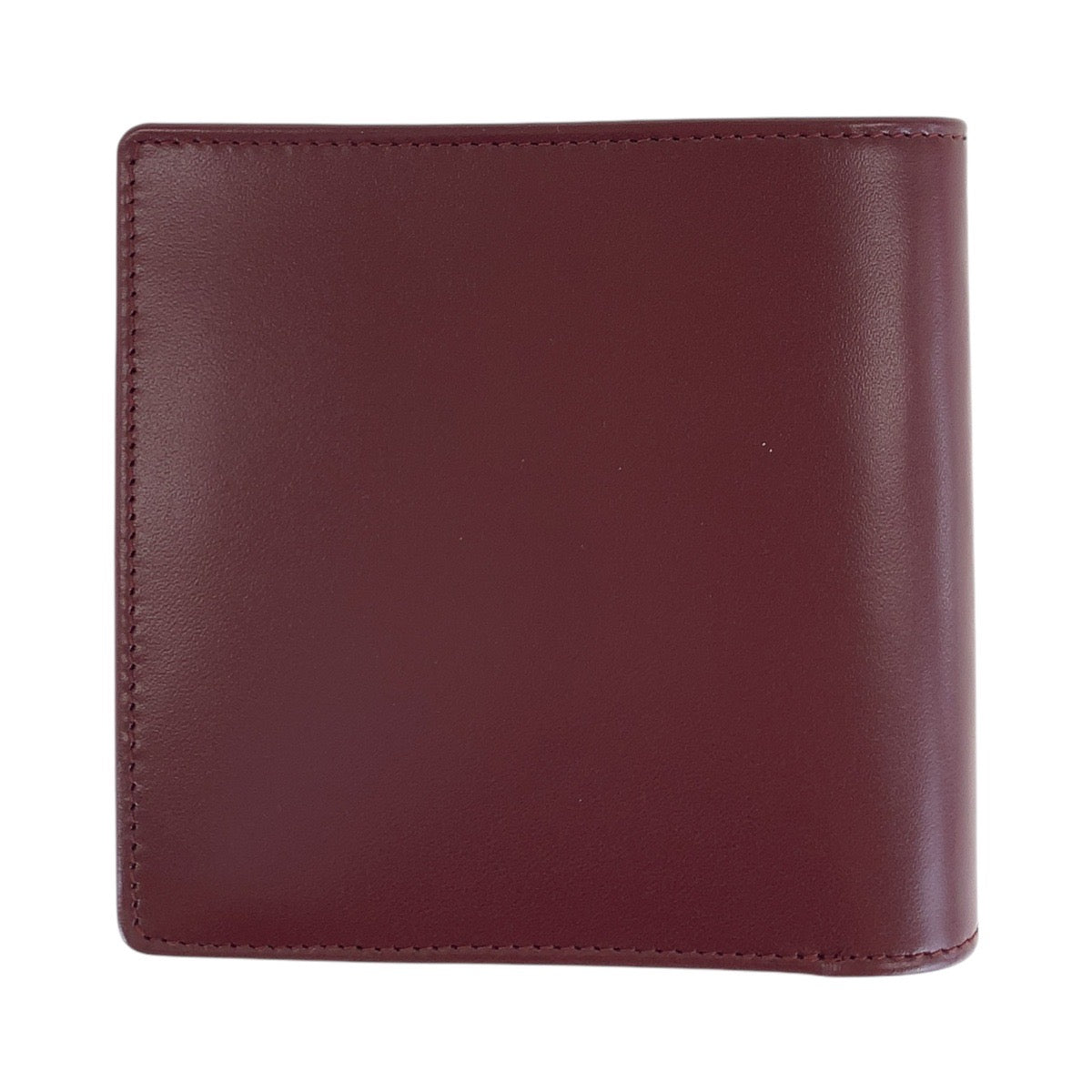 16725
CARTIER カルティエ マストライン ワインレッド ボルドー ゴールド金具 レザー 折財布 コンパクトウォレット 男女兼用  レディース