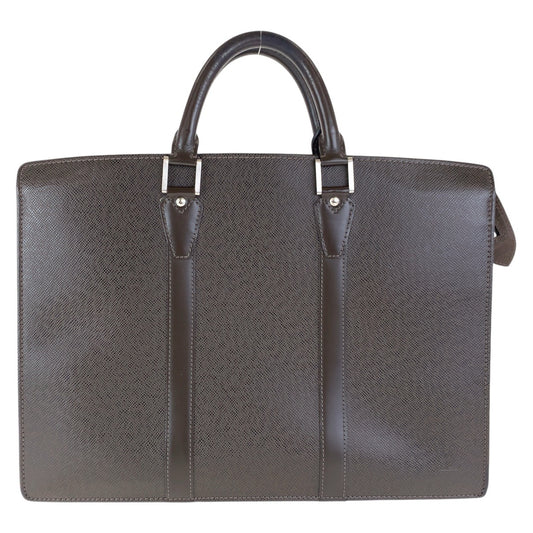 16727
LOUIS VUITTON ルイヴィトン タイガ ポルトドキュマン ロザン グリズリ ブラウン シルバー金具 レザー M30052 ビジネスバッグ ブリーフケース  メンズ AB42
