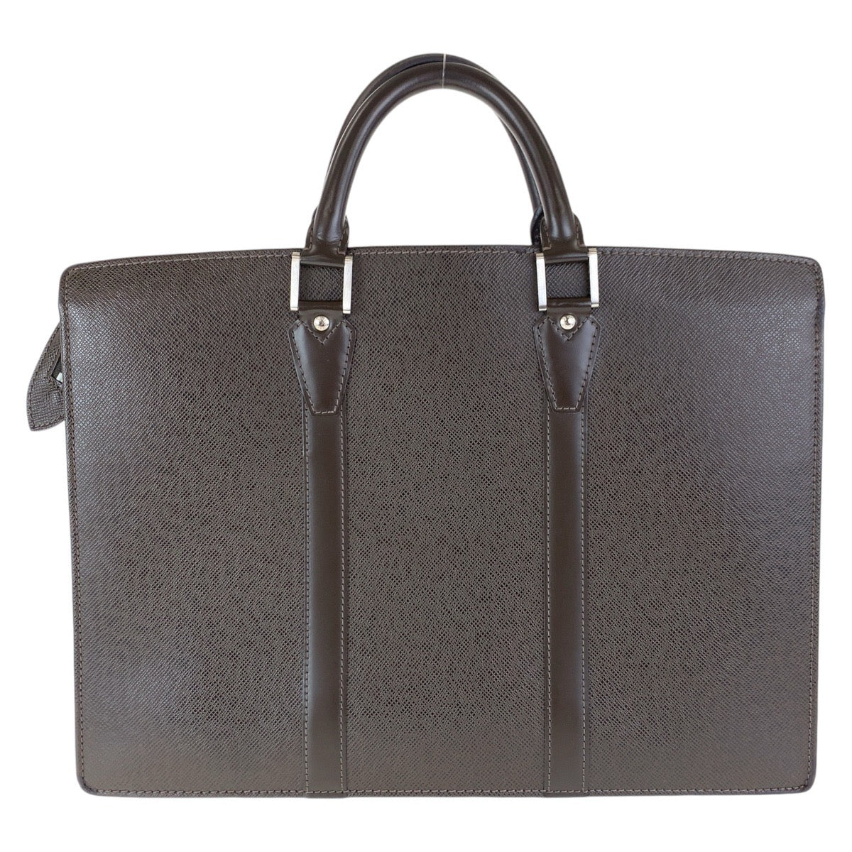 16727
LOUIS VUITTON ルイヴィトン タイガ ポルトドキュマン ロザン グリズリ ブラウン シルバー金具 レザー M30052 ビジネスバッグ ブリーフケース  メンズ AB42
