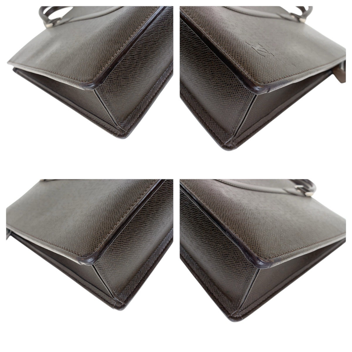 16727
LOUIS VUITTON ルイヴィトン タイガ ポルトドキュマン ロザン グリズリ ブラウン シルバー金具 レザー M30052 ビジネスバッグ ブリーフケース  メンズ AB42