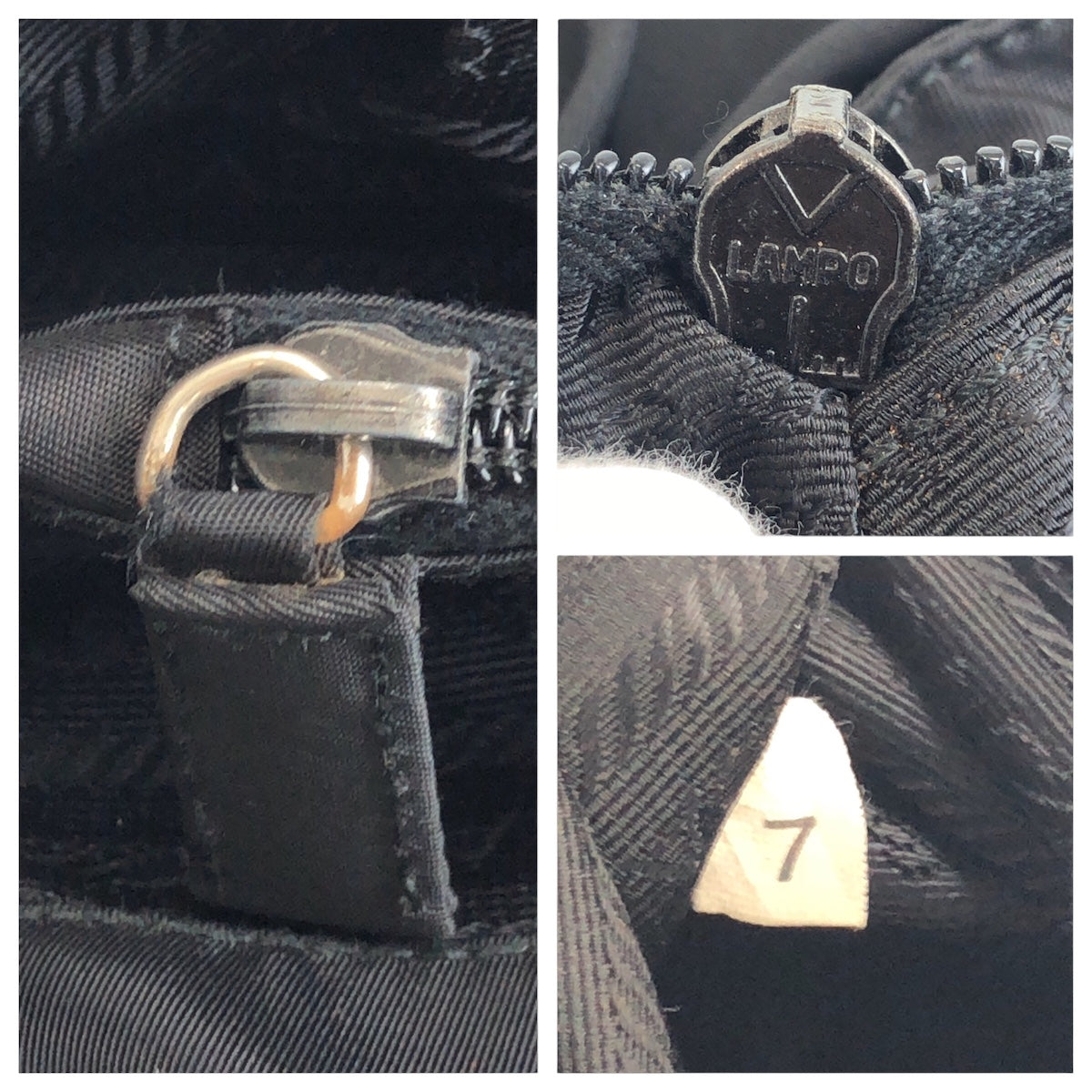 16731
PRADA プラダ テスート 三角ロゴプレート ブラック 黒 シルバー金具 ナイロン トートバッグ ショルダーバッグ ハンドバッグ  レディース ABP39