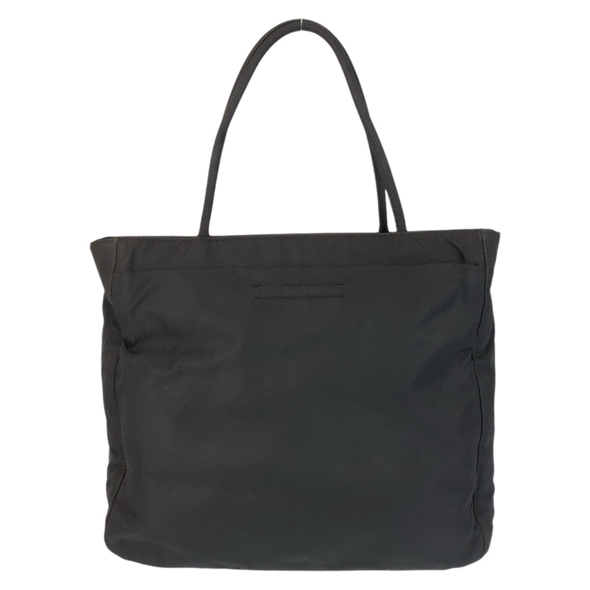16732
PRADA プラダ テスート 三角ロゴプレート ブラック 黒 シルバー金具 ナイロン トートバッグ ショルダーバッグ  レディース AB27