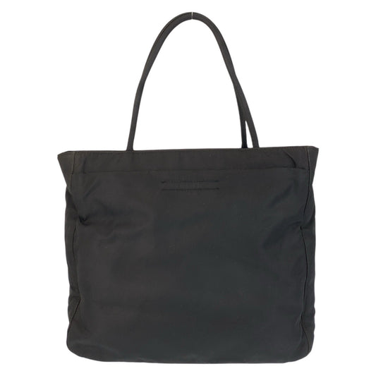 16732
PRADA プラダ テスート 三角ロゴプレート ブラック 黒 シルバー金具 ナイロン トートバッグ ショルダーバッグ  レディース AB27